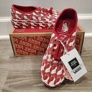 NEW Vans X Opening Ceremony Authentic Skate Sneakers Snake Red VN0A348A43Z